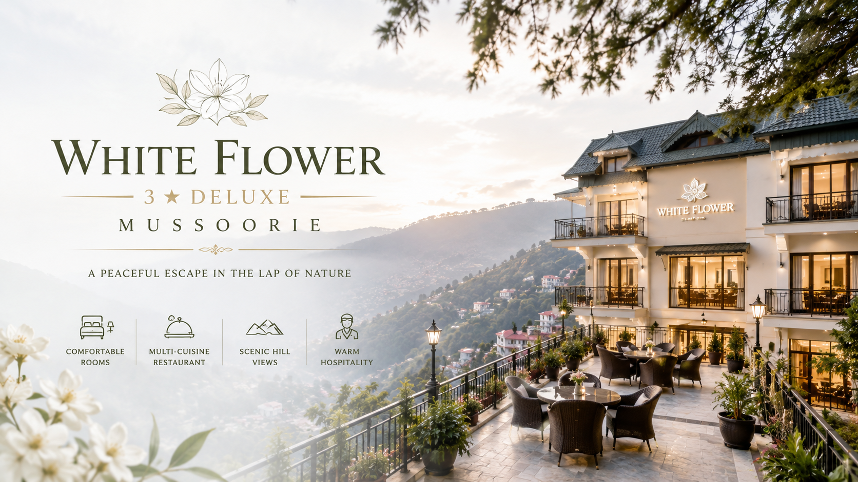 White Flower 3* Mussoorie